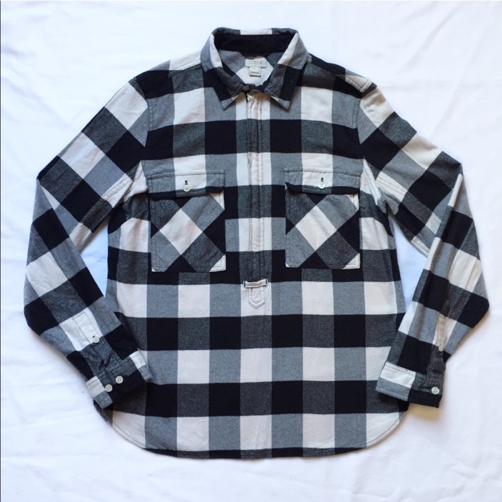 J. Crew Factory Buffalo Check Shirt-jacket